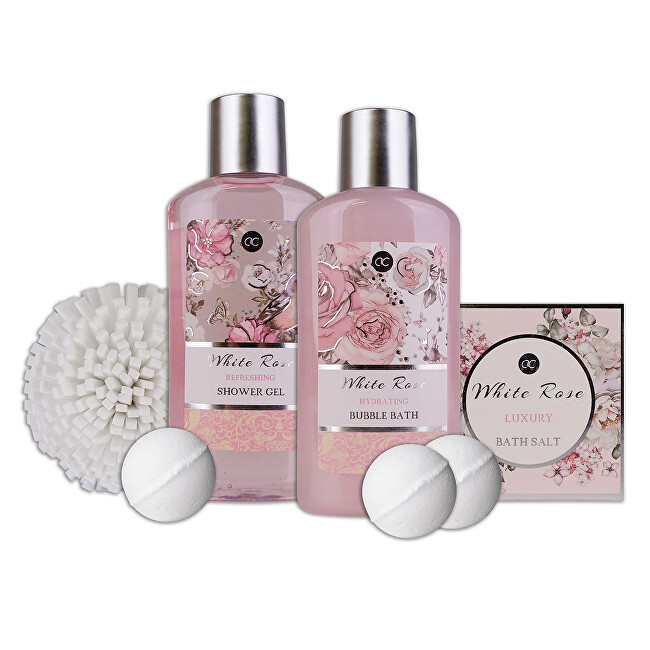 Accentra Dárková sada v papírovém kufříku White Rose