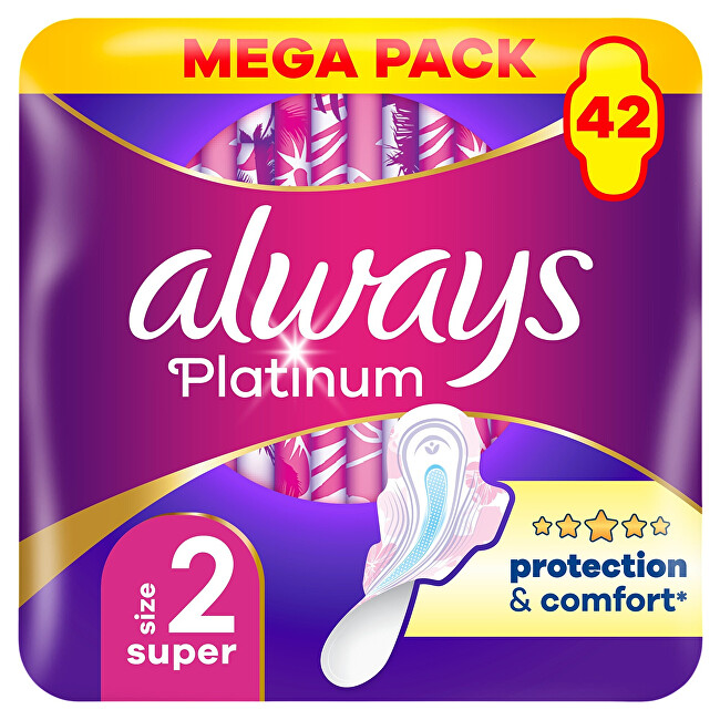 Platinum Ultra Super Mega sanitary pads 42 pcs