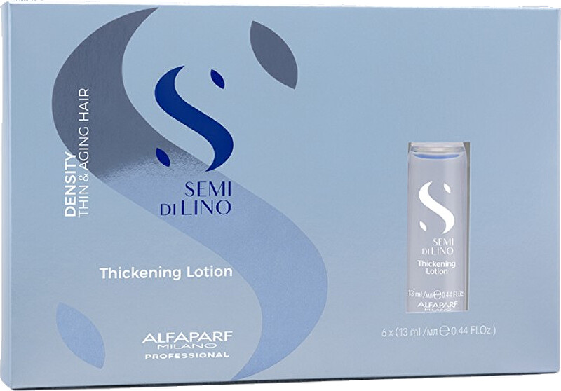 Alfaparf Milano Intenzivní vlasová kúra Semi Di Lino Density (Thickening Lotion) 6 × 13 ml