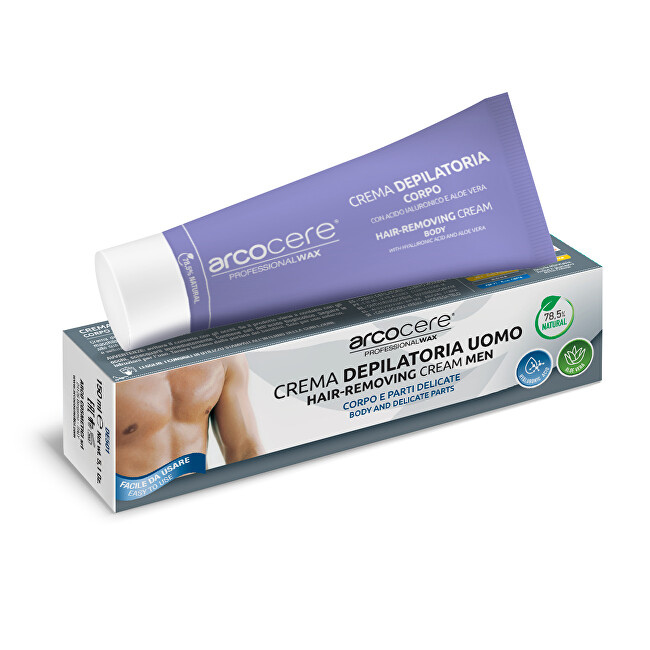 Arcocere Depilační tělový krém pro muže (Hair-Removing Body Cream) 150 ml