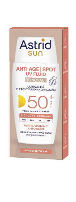 Tinted facial fluid SPF 50+ Sun