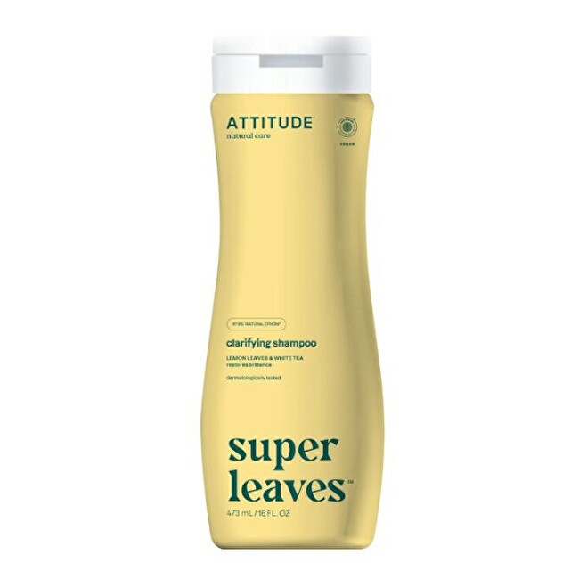 Natural clarifying shampoo for normal and oily hair Super Leaves (Clarifying Shampoo) 473 ml
