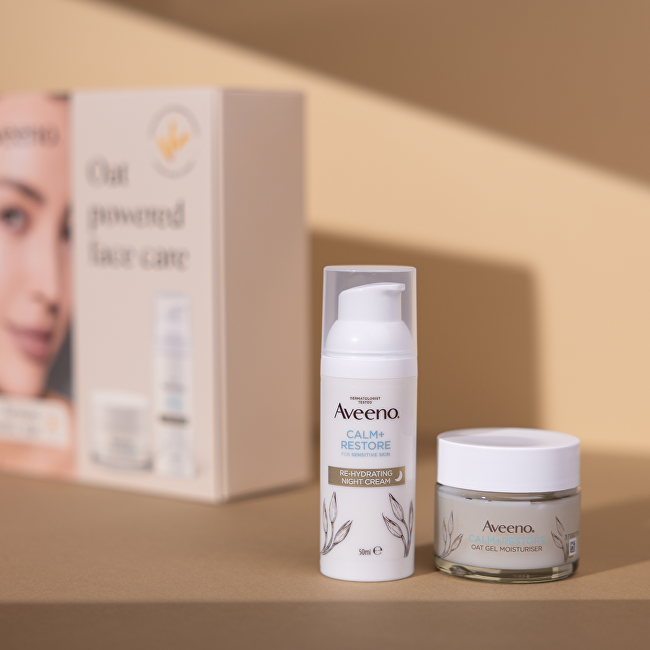 Dárková sada pleťové péče pro suchou a citlivou pokožku Calm+Restore