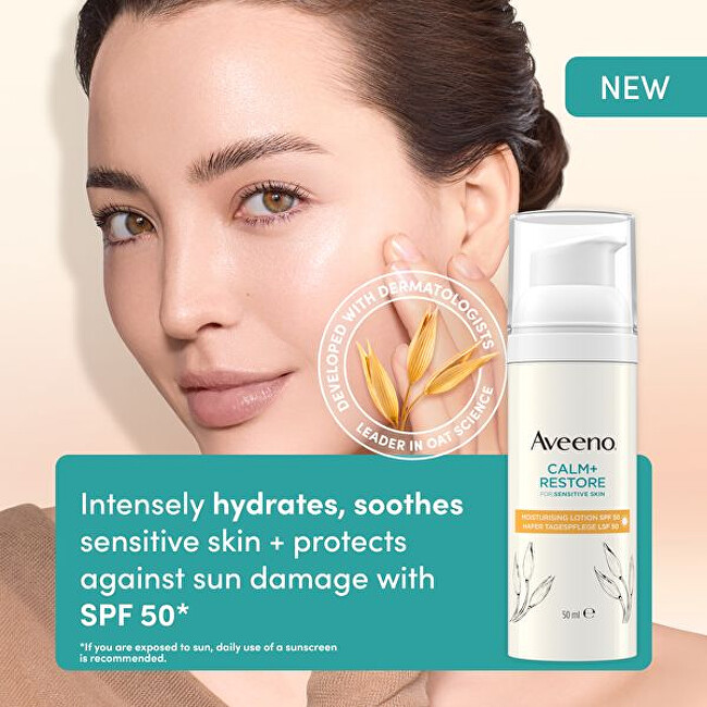 Hydratační mléko SPF 50 Calm+Restore (Moisturising Lotion) 50 ml