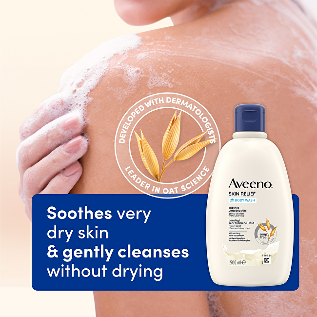 Hydratační sprchový gel bez parfemace Skin Relief (Body Wash) 500 ml