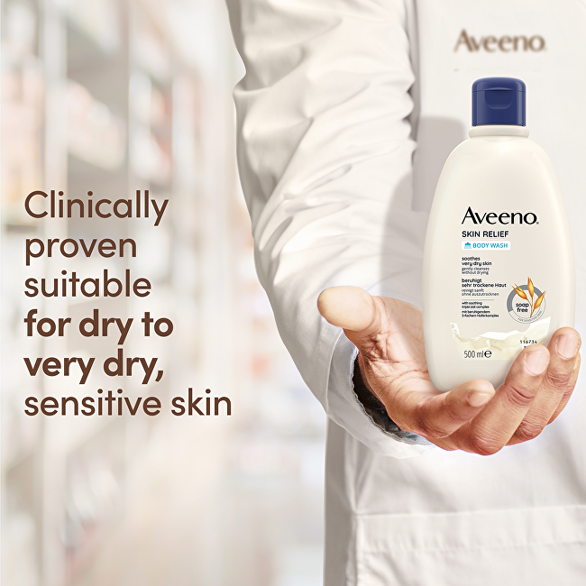 Hydratační sprchový gel bez parfemace Skin Relief (Body Wash) 500 ml