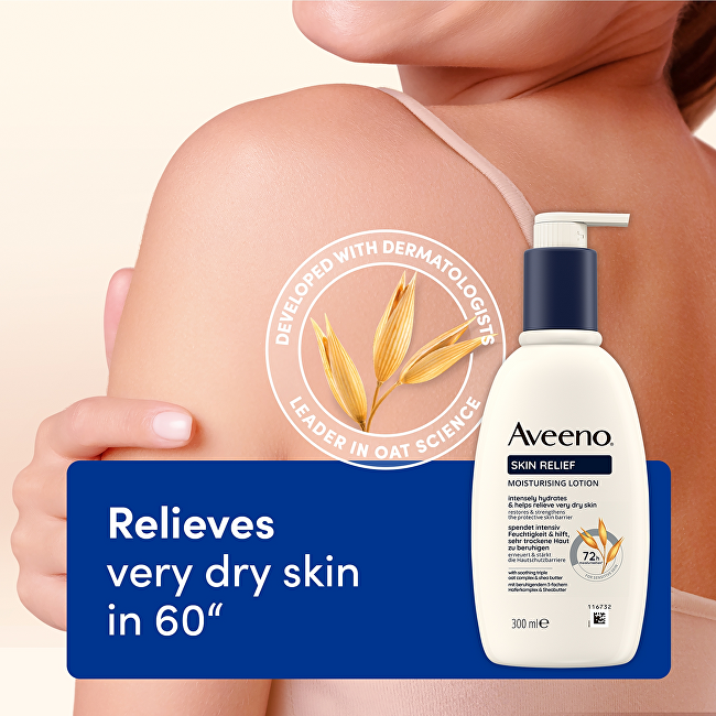 Hydratační tělové mléko bez parfemace Skin Relief (Moisturising Lotion) 300 ml