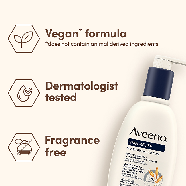 Hydratační tělové mléko bez parfemace Skin Relief (Moisturising Lotion) 300 ml