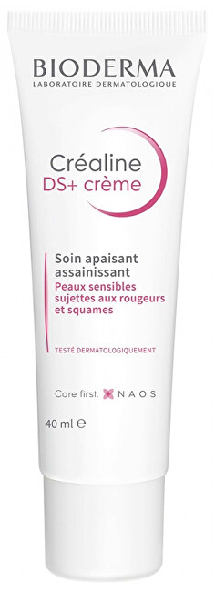 Bioderma Čisticí a zklidňující krém Crealine DS+ (Cleansing and Soothing Cream) 40 ml