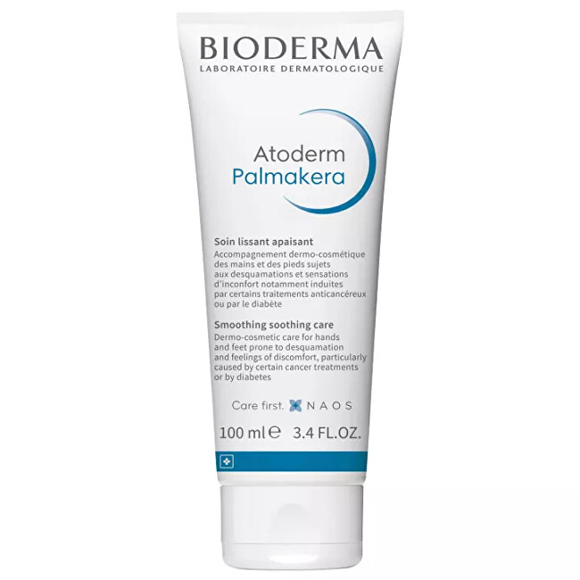 Bioderma Pečující krém Atoderm Palmakera Soothing Smoothing Care 100 ml Pro hydrataci, Vyživující