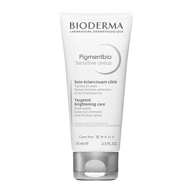 Bioderma Zesvětlující krém proti pigmentovým skvrnám na citlivé oblasti Pigmentbio (Targeted Brightening Care) 75 ml