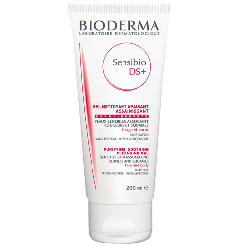 Bioderma Čisticí pěnivý gel Sensibio DS+ (Cleansing Gel) 200 ml