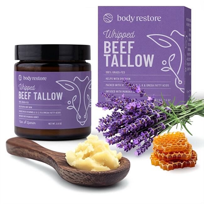 Body Restore Tělový krém Levandule Whipped Beef Tallow 71 g