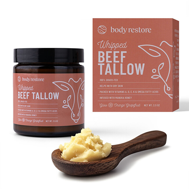 Body Restore Telový krém Pomaranč a Grep Whipped Beef Tallow 71 g