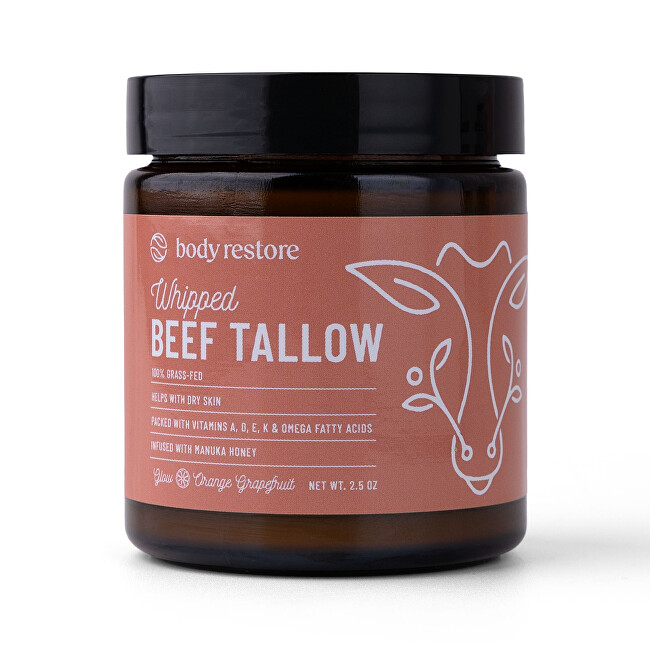 Body Restore Telový krém Pomaranč a Grep Whipped Beef Tallow 71 g