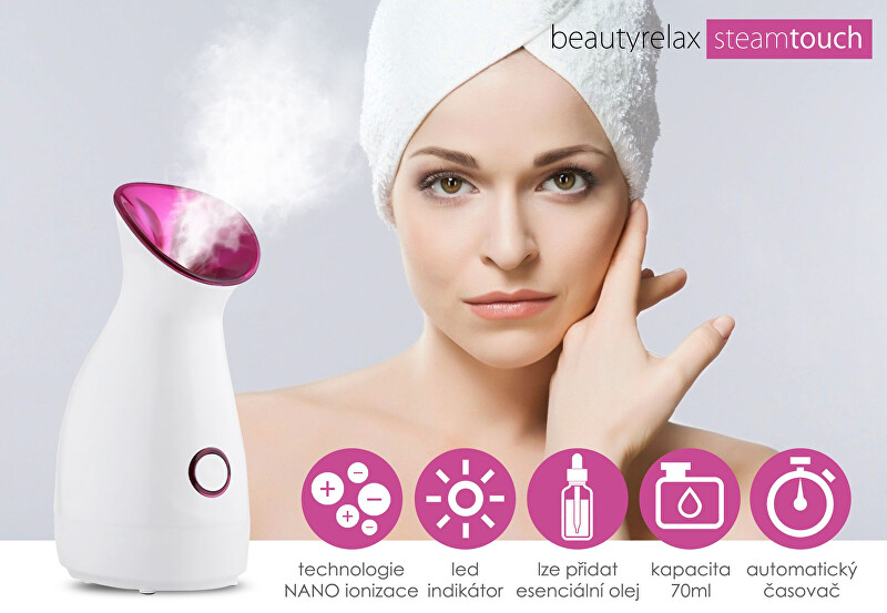 Profesionální obličejová sauna s ionizací Steamtouch BR-1330