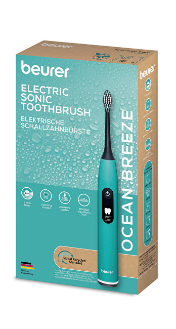 Beurer Sonický elektrický zubní kartáček SC50 - Ocean Breeze