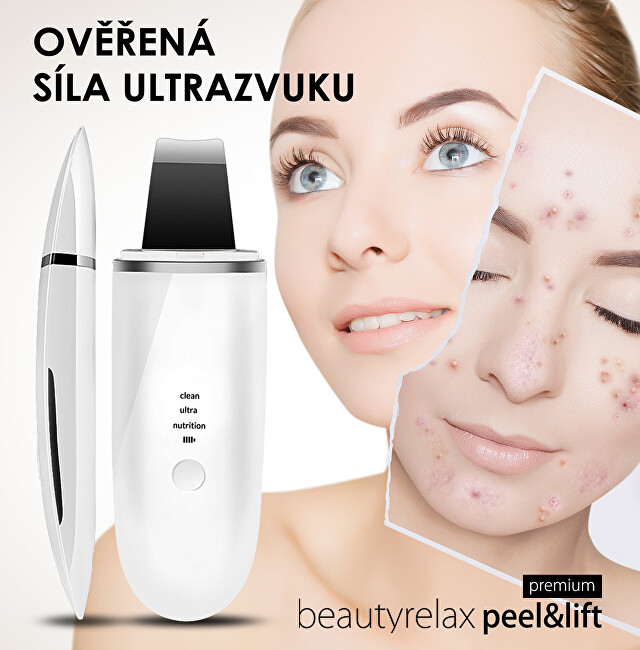 Ultrazvuková špachtle Peel&Lift Premium bílá BR-1530