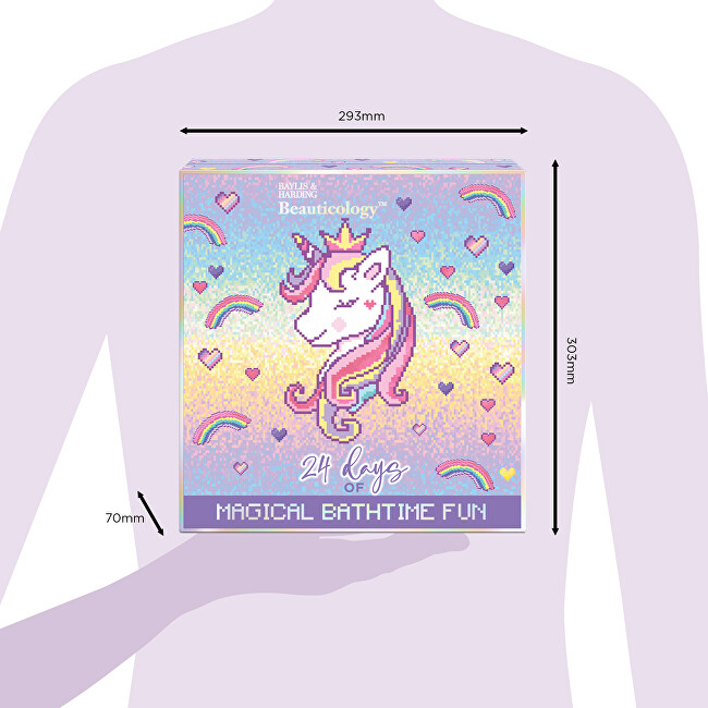Baylis & Harding Adventní kalendář Magical Bathtime Fun Unicorn 24 ks