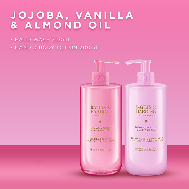 Baylis & Harding Dárková sada péče o ruce Jojoba, Vanilla & Almond Oil 2 ks