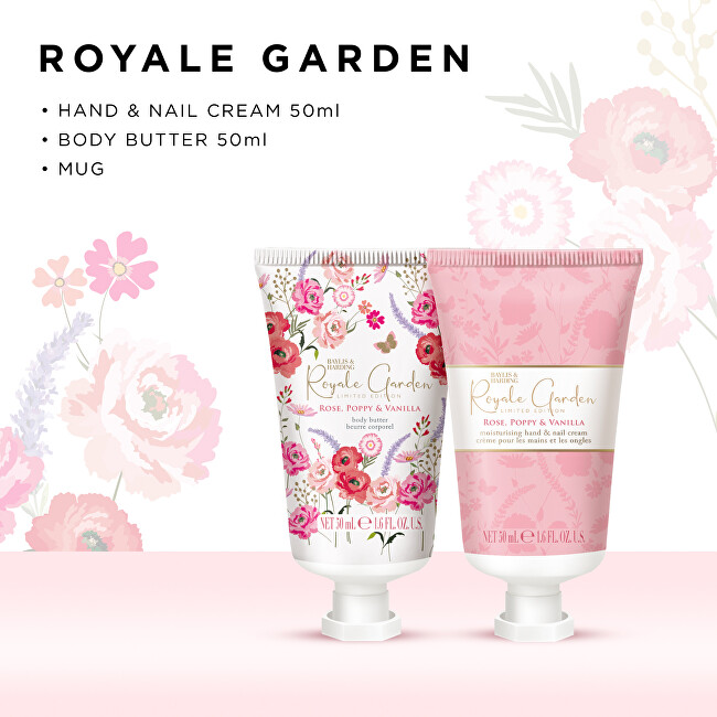 Baylis & Harding Dárková sada péče o tělo v hrníčku Royale Garden 2 ks