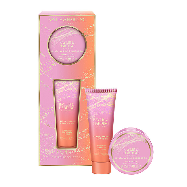 Dárková sada Jojoba, Vanilka & Mandlový olej 2 ks