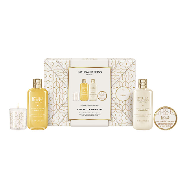 Dárková sada Mandarinka & Grapefruit Set 4 ks