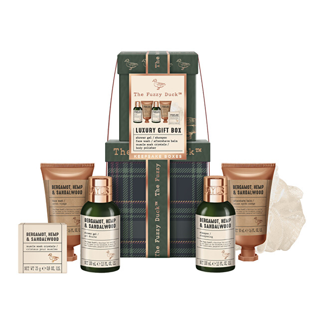Baylis & Harding Dárková sada péče o tělo Bergamot, Hemp & Sandalwood 6 ks