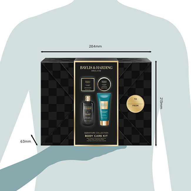 Baylis & Harding Dárková sada péče o tělo Black Pepper & Ginseng 4 ks