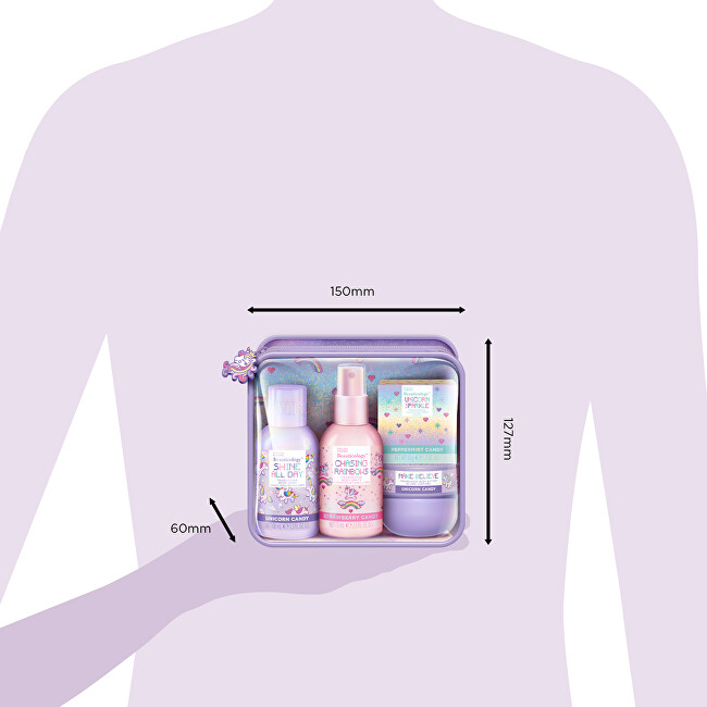 Baylis & Harding Dárková sada péče o tělo v taštičce Unicorn 4 ks