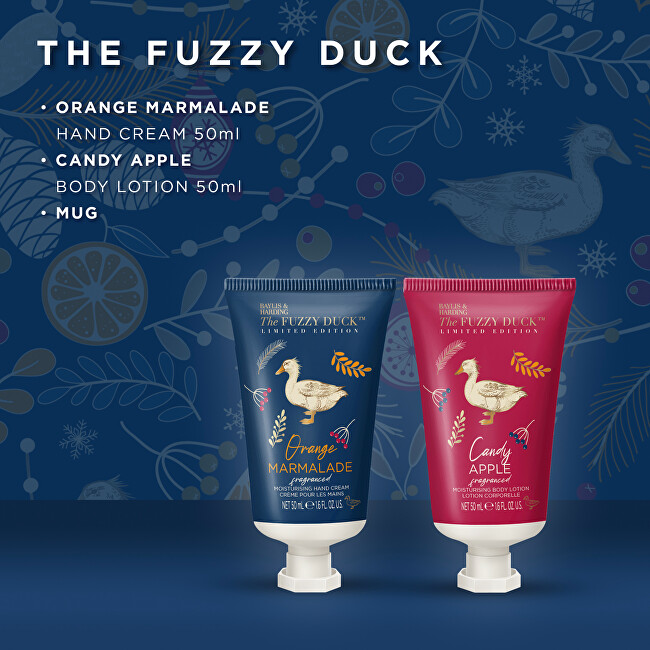 Baylis & Harding Dárková sada péče o tělo v hrníčku The Fuzzy Duck 2 ks