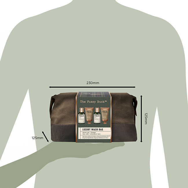 Baylis & Harding Dárková sada v kosmetické taštičce Bergamot, Hemp & Sandalwood 4 ks