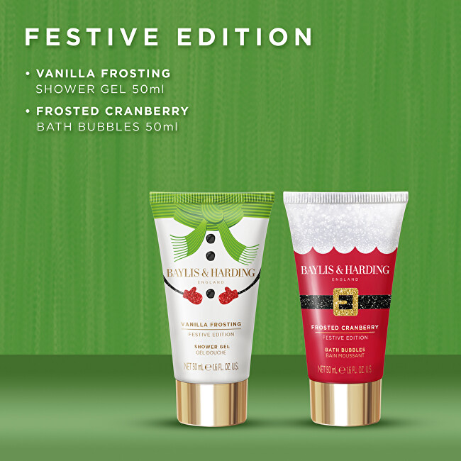 Baylis & Harding Dárková vánoční sada s hrníčkem Festive Friends 3 ks