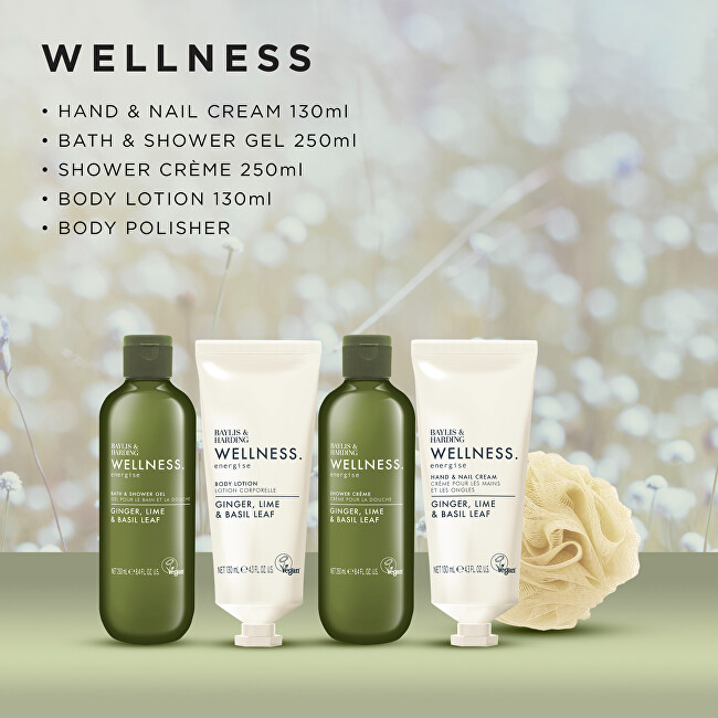 Baylis & Harding Dárkový box s produkty péče o tělo Ginger, Lime & Basil 5 ks