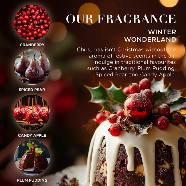Baylis & Harding Vonná sviečka Zimné kráľovstvo Festive Cranberry (Fragranced Candle) 390 g