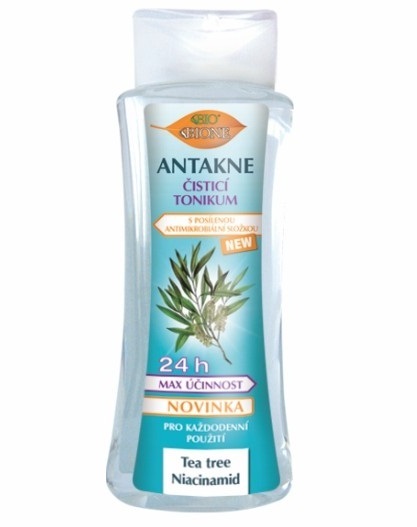 Bione Cosmetics Denní čistící tonikum s protimikrobiálními složkami Antakne 255 ml