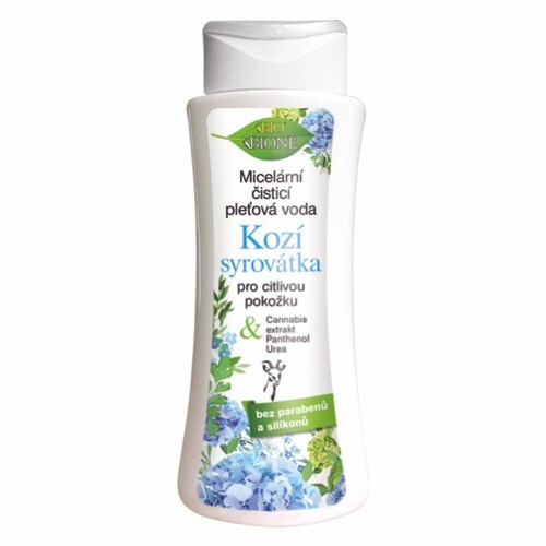 Bione Cosmetics Micelární čisticí pleťová voda Kozí Syrovátka pro citlivou pokožku 255 ml