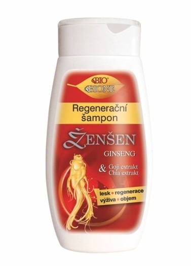 Bione Cosmetics Regenerační šampon Ženšen Goji + Chia 260 ml