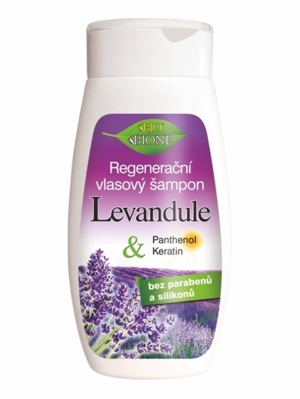 Bione Cosmetics Regenerační vlasový šampon Levandule 260 ml