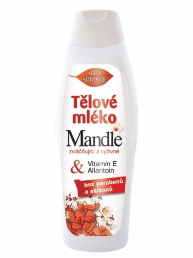 Bione Cosmetics Výživné tělové mléko Mandle s allantoinem a vitamínem E 500 ml