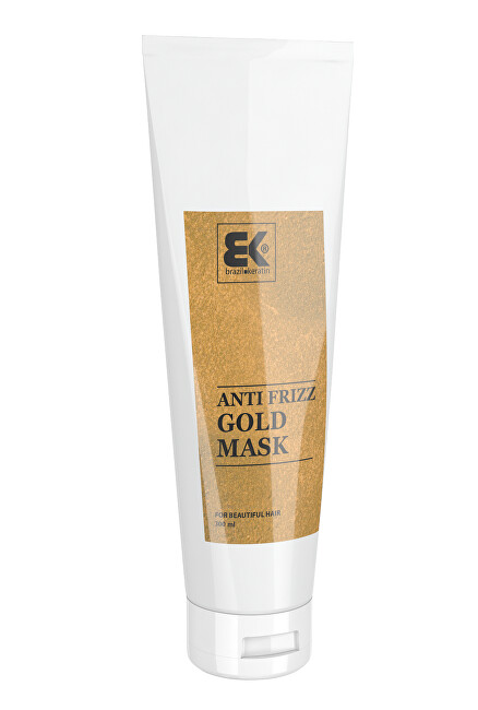Brazil Keratin Maska s keratinem proti krepatění vlasů (Anti Frizz Gold Mask) 285 ml