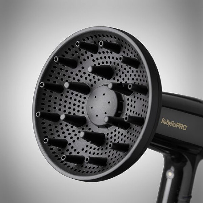 BaByliss PRO Profesionální vysokorychlostní fén na vlasy Falco Grey & Gold BAB8550E