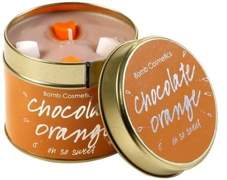 Bomb Cosmetics Svíčka v plechové dóze Chocolate Orange