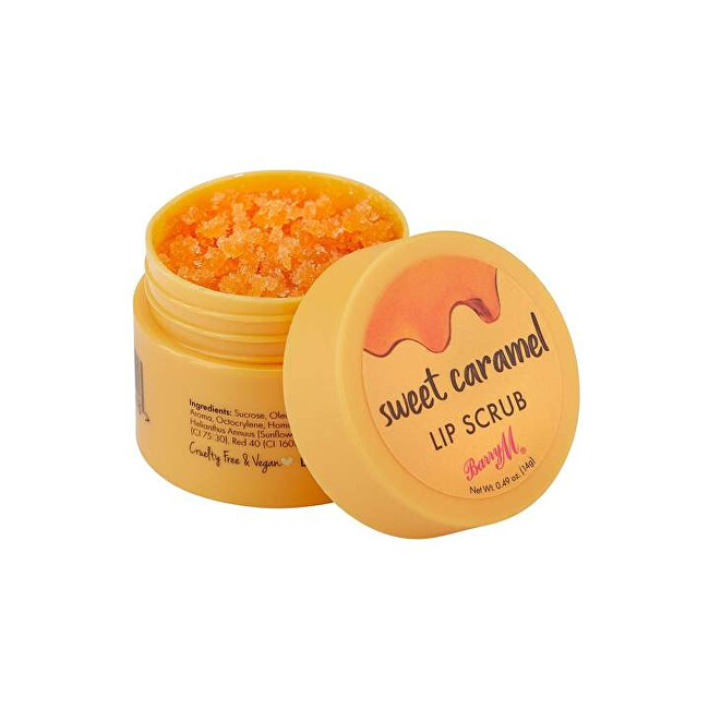 Barry M Peeling na rty Sweet Caramel (Lip Scrub) 14 g
