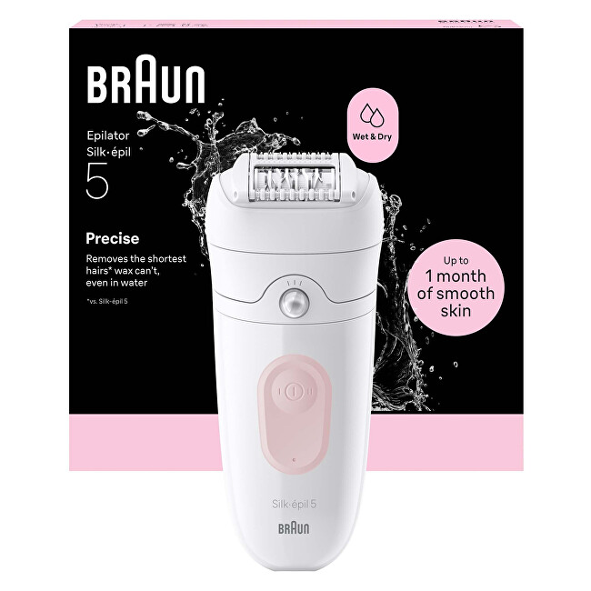 Braun Epilátor Silk-épil 5 Wet & Dry 5-000 Light Pink