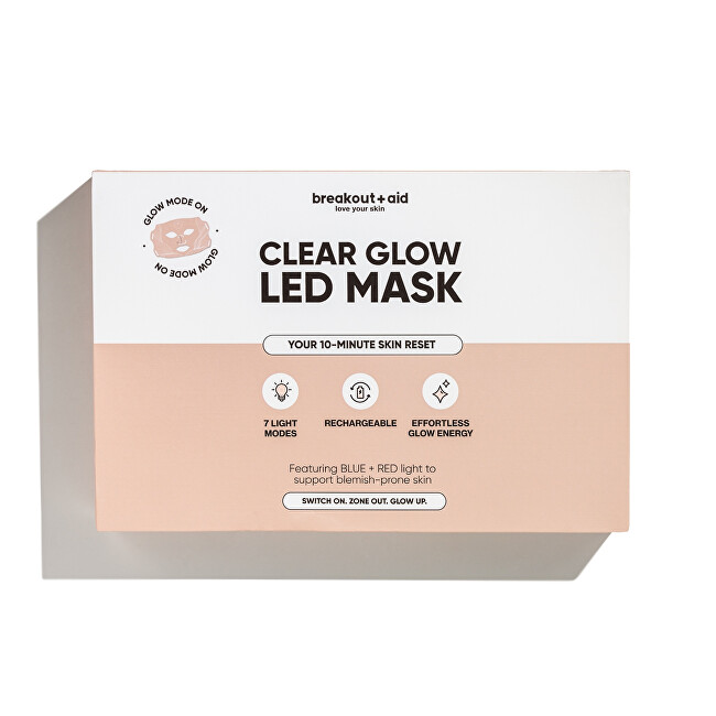 Breakout+aid LED maska Clear Glow LED Mask
