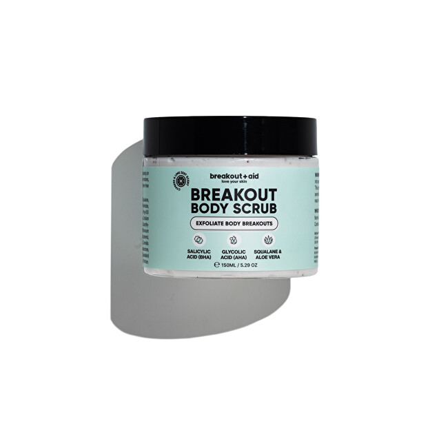 Breakout+aid Tělový peeling na pokožku se sklonem k akné Body Scrub 150 ml