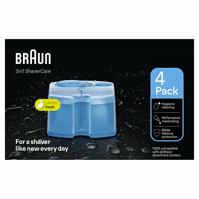 Braun Náhradní kazety pro čisticí stanice 3in1 ShaverCare 4 ks