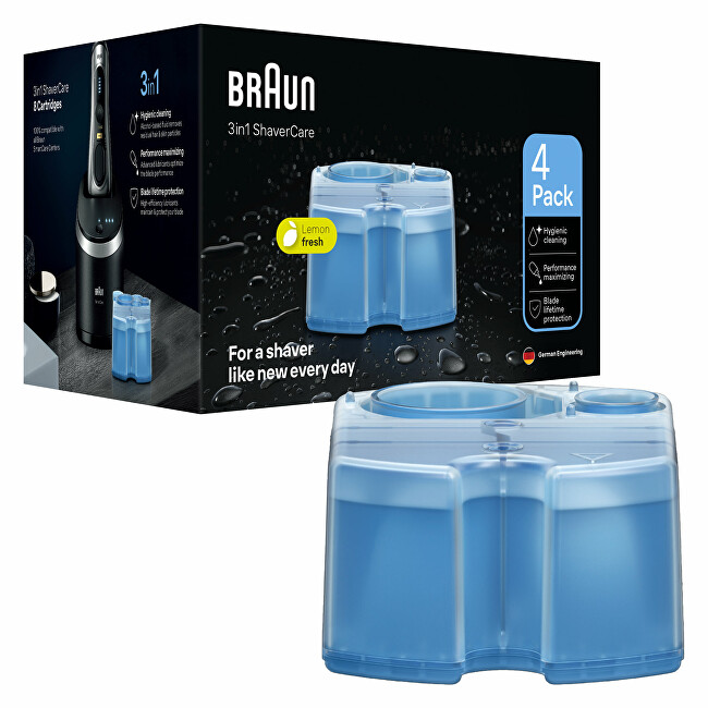 Braun Náhradní kazety pro čisticí stanice 3in1 ShaverCare 4 ks