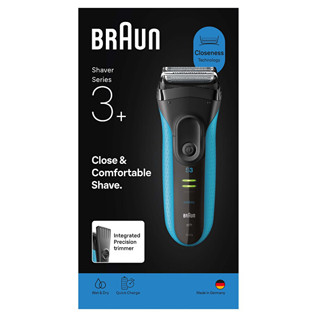 Braun Elektrický holicí strojek Series 3+ Wet & Dry 3040S